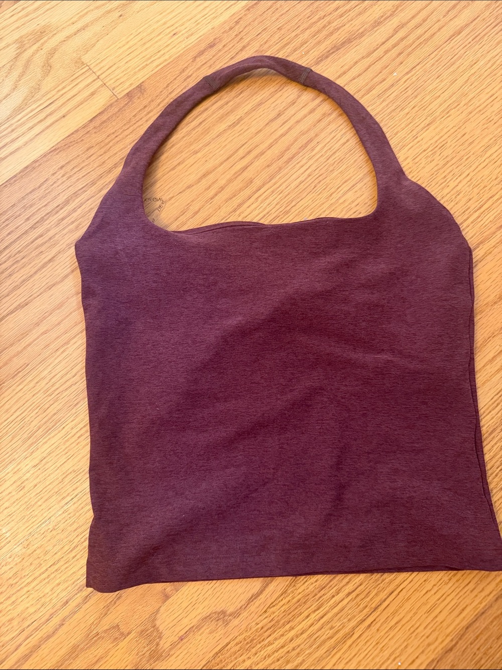 Women's Shoulder Tote Bag in Deep Plum